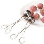 Hot Sale Stainless Steel Kitchen Utensils Essential Metal Accessories Meatball Clip Fish Rice Ball Making Mold Tool