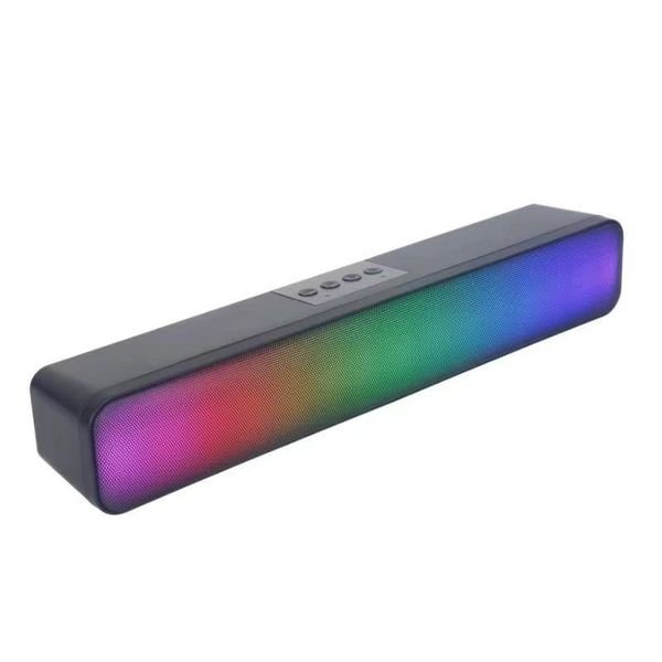 Professional USB Card Wireless Audio BT Speaker RGB LED Desktop Computer Category Sound Bar Home Theatre Cool Gadgets