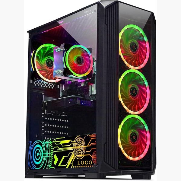 Wholesale Hot Sale Desktop Gaming PC Computer for Gamer Set I7 Processor GTX 1660S DDR4 32G RAM 1TB SSD RGB Fans WiFi Wi10 Pro