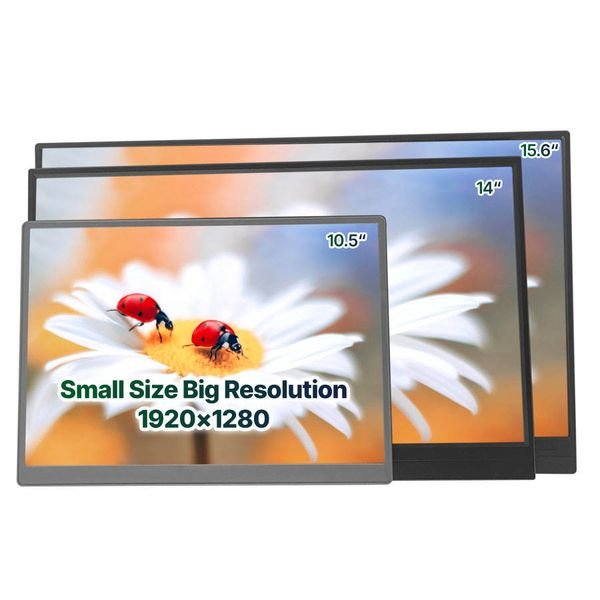 10.5 Inch Ips 1920*1280p Smart Extender Touch Portable Monitor Compatible Portable Monitor for Mobile Smartphone Laptop Computer