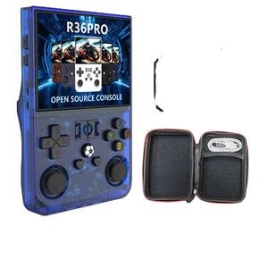 R36S Update R36 PRO 3.5 Inch IPS Screen Portable TV Gaming Console Video Player Retro 64GB 128GB Handheld Game Console