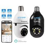 1080P 3MP 4MP Yiiot V380 Yoosee ICSee Tuya Night Vision 5G 360 Degree IP E27 Wireless Home Security CCTV Wifi Bulb PTZ Camera