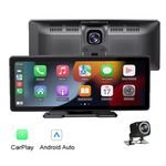 10.26 Inch GPS Navigation Android Auto Carplay PND 1080P Dual Recording DVR Camera Monitor