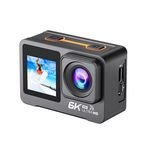 6K Action Camera 50MP 2.0 IPS Touch Screen EIS 30M Waterproof Sport Video Recording Camera WiFi Action Cam With Remote Control